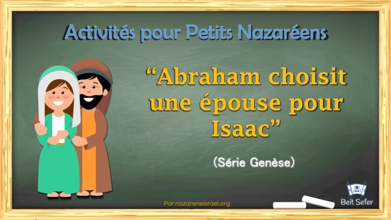 Abraham choisit une épouse