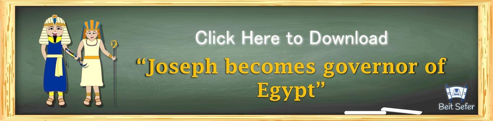 Joseph becomes governor of Egypt