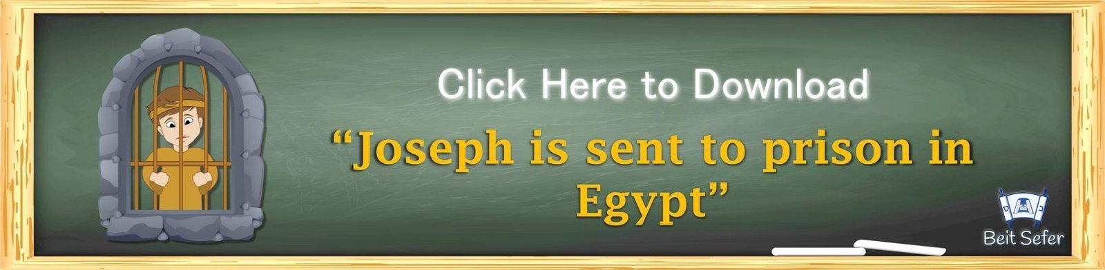 Joseph is sent to prison in Egypt